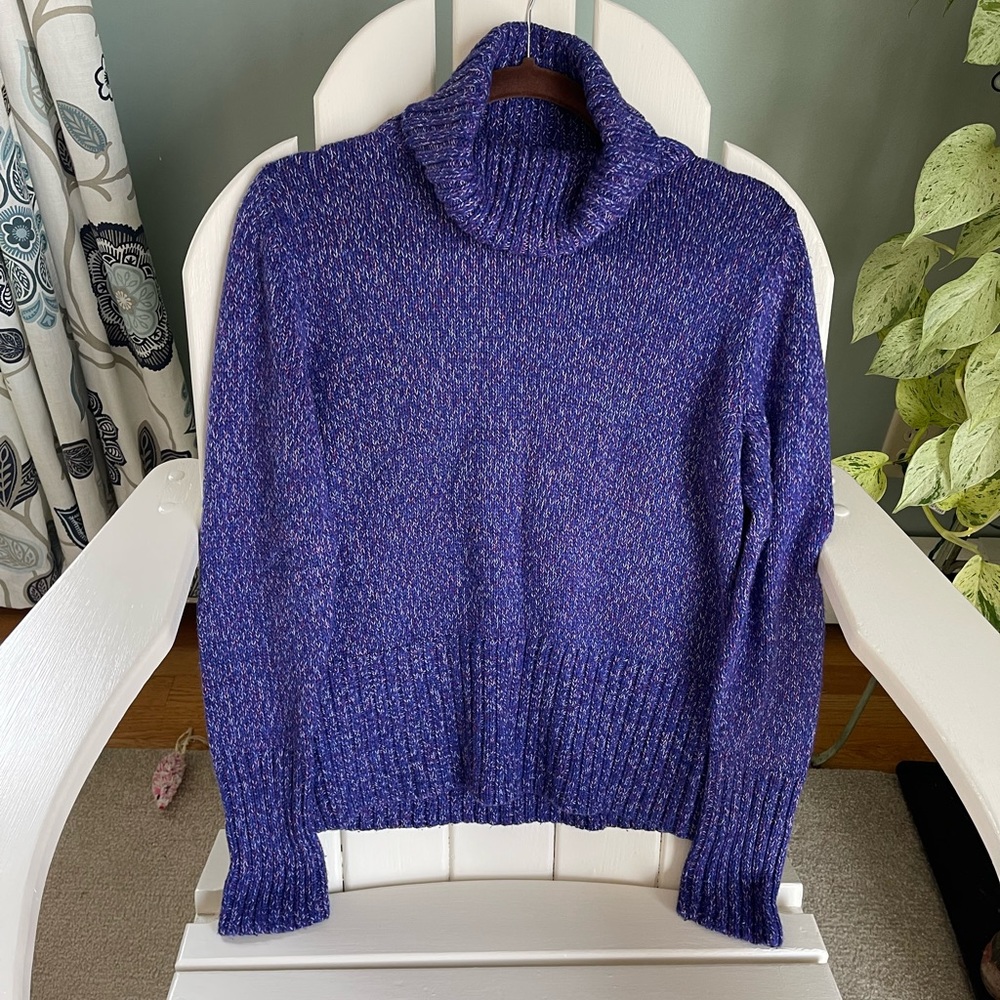 Purple turtleneck sweater, Medium